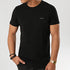 DIESEL. ROUND NECK FLEXIBLE-PLAIN T-SHIRT | BLACK